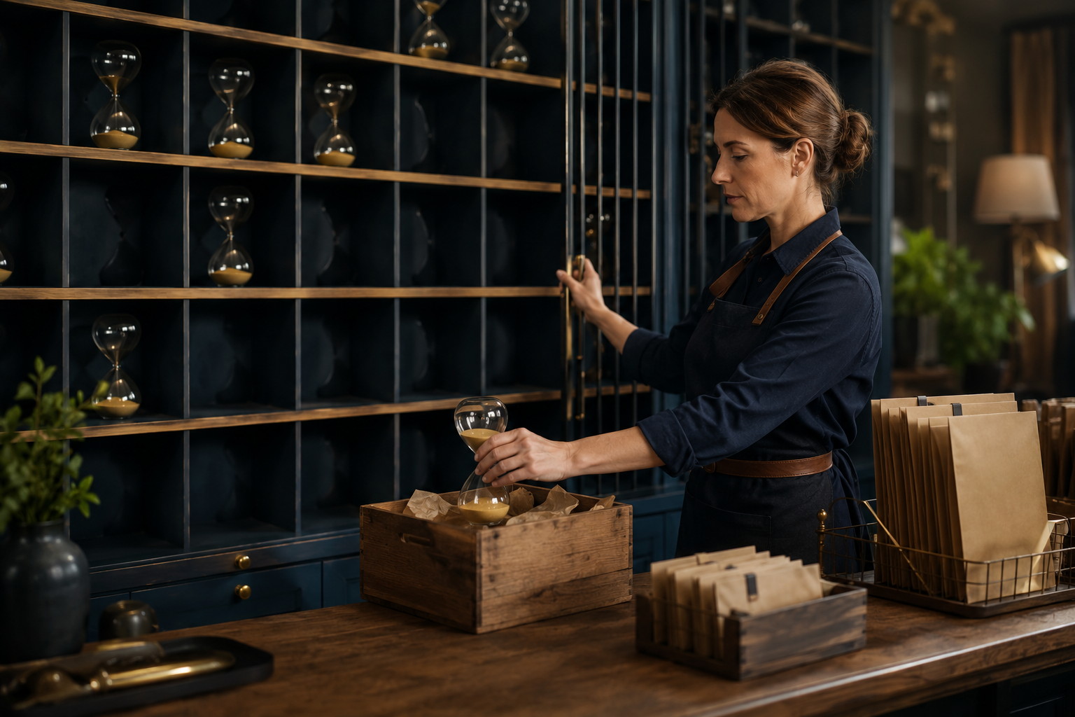 Business owner managing limited weekly hours like a scarce inventory item